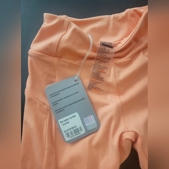 NWT XS Gymshark Move Leggings- Sour Bellini - Picture 8 of 9